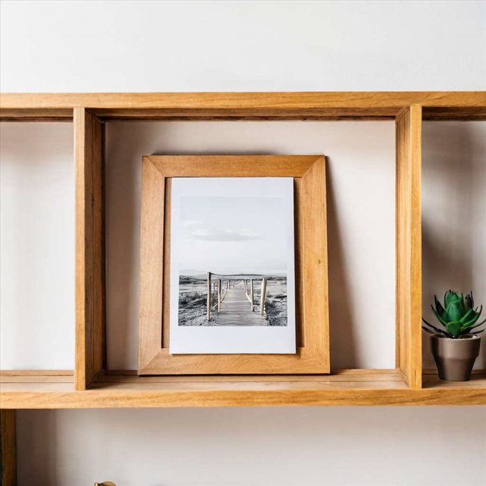 Décorer un cadre photo en bois