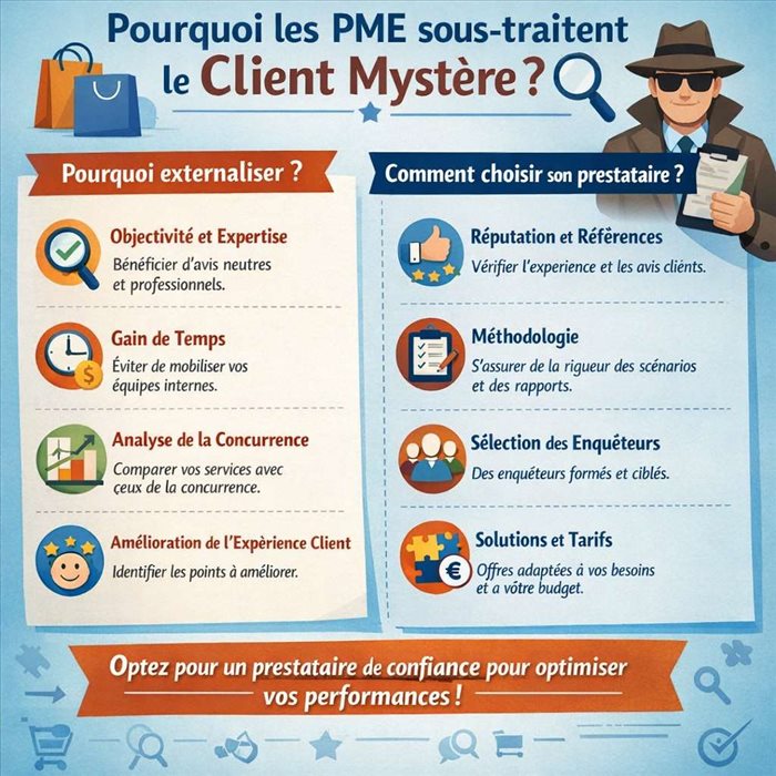 Pourquoi les PME sous-traitent le client mystère (et comment choisir)