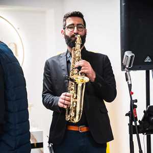 Véran, un saxophoniste à Fontenay-le-Comte