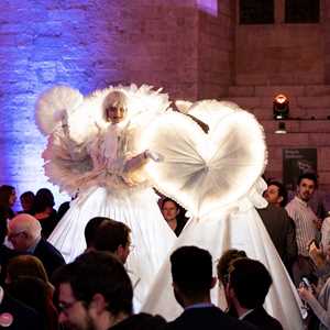 Les ECHASSIERS-BLANCS-LUMINEUX, un animateur de soirée à Herblay-sur-Seine