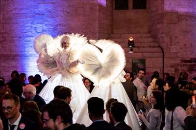 Photo 932 avec Les ECHASSIERS-BLANCS-LUMINEUX pour la thématique : animateur de soirée dans le 75